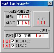 Font Tag Property